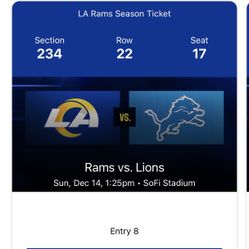 RAMS vs LIONS