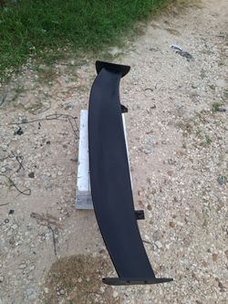 Spoiler trunk fiber glass universal