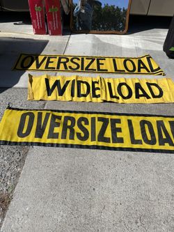 Oversized Load Signs