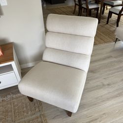 Two White Chairs