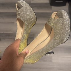 Nine West Glittery Heel Women’s Show 