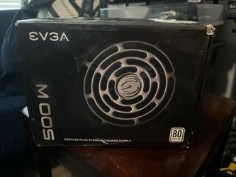 EVGA 500 W1 80Plus 500W Power Supply - 100-W1-0500-KR New Open Box 32
