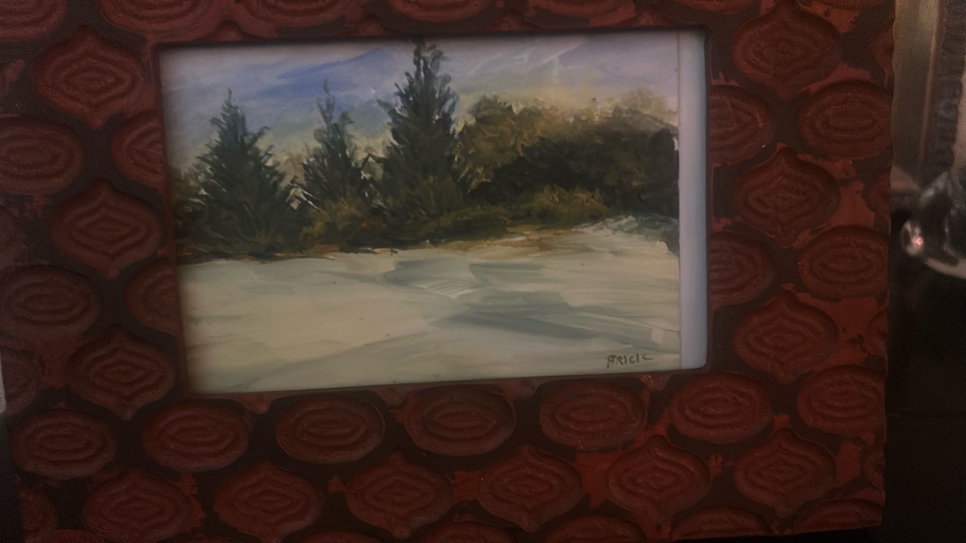 Small Art Work Hand Painted By Artist