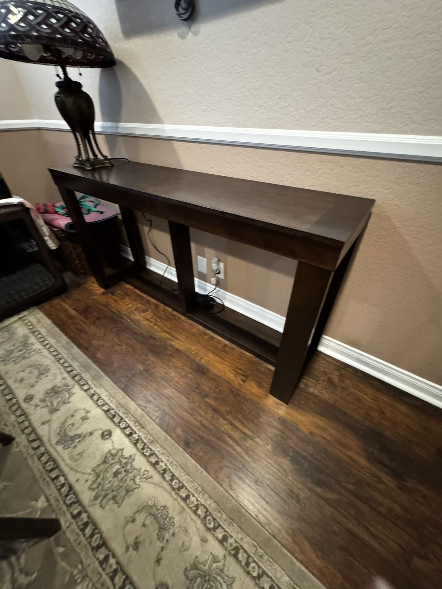 Sofa Table Brown Wood