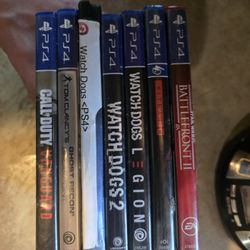 7-Game PS4 Action Bundle - Hitman, COD, & Watch Dogs