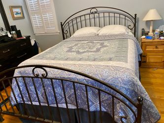 Ethan Allen Iron king bed frame