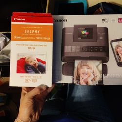 Canon Photo Printer and Paper
