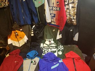 Nike windbreakers and hoodies