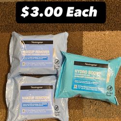 Neutrogena Makeup Wipes $3.00 Each 