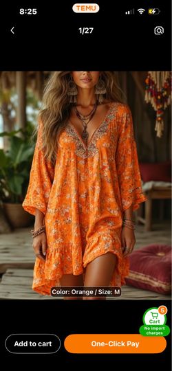 Boho dress Size M