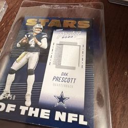 Dak Prescott Rookie Card And Relic Card