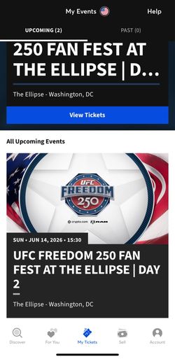 UFC Freedom 250 Tickets