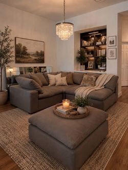 Cloud sectional living room