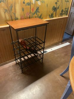 Wine Rack And Glass Holder