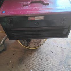 Vintage Craftsman Tool Box With Various Tools Included 