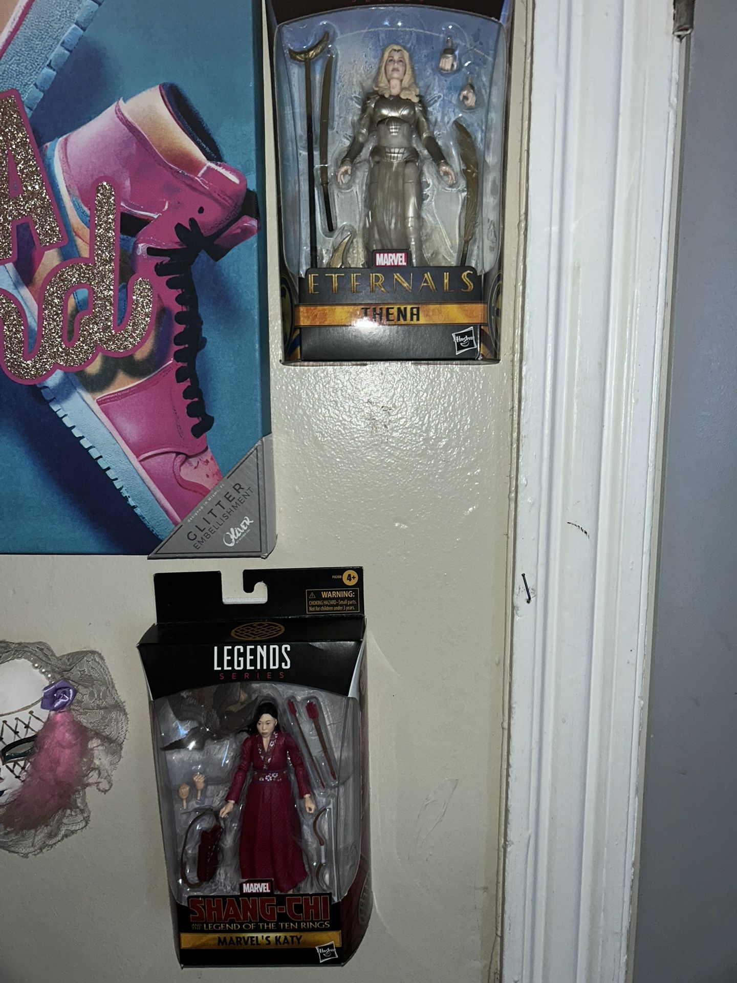 Various DC Marvel Legends Action figures