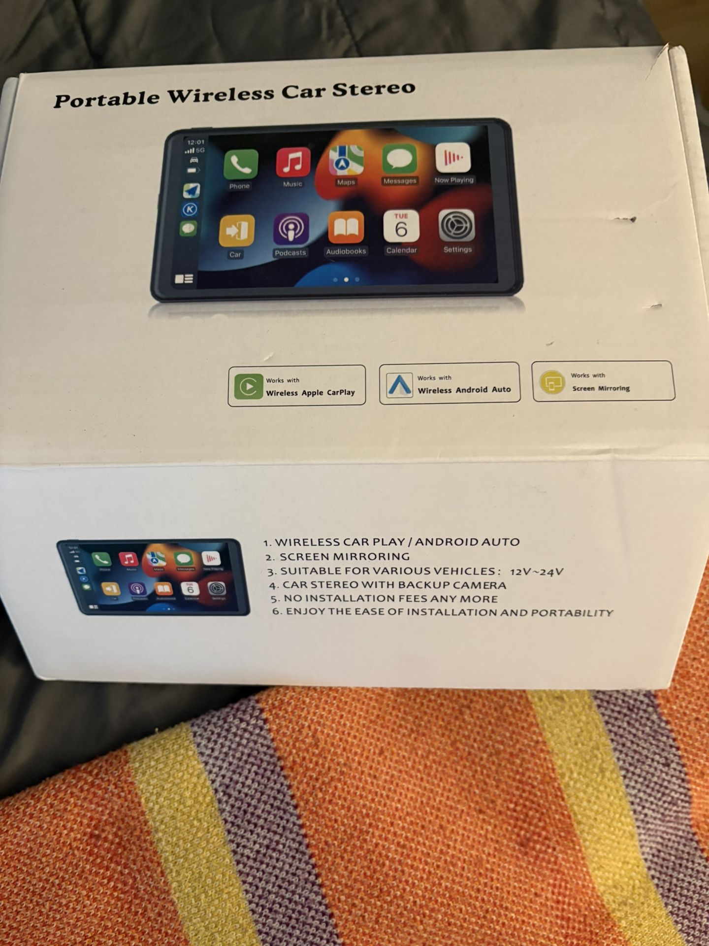 Apple Car Play Portable Stereo