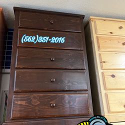 Brown Jumbo Dresser Cajonera Comoda De Pino Nuevo New 