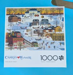 Charles Wysocki 1000 piece puzzle - Cider Brook Farms