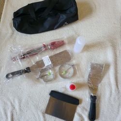 8pcs Griddle Accessory Tool Kit with Carry Bag