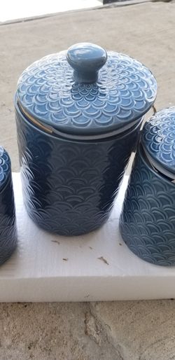 Ocean Canister NVY Set of 3
