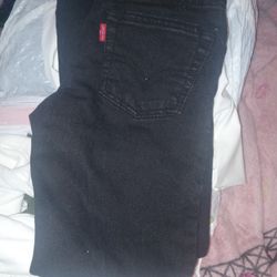 Boys Levi's Jeans In Black
