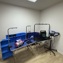 Pet Grooming Supplies Sale SHELANDY Dog Grooming Dryers Tables Bathtubs