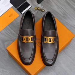 Tods Men’s Leather Shoes With Box 2026 New