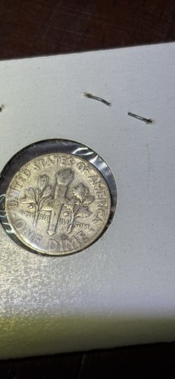 1953 p silver rose dime