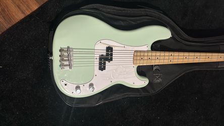 Squire precision bass guitar