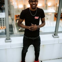 Black “Poker” Design Graphic Tee 