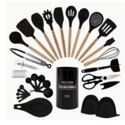 Silicone Kitchen Utensils Set