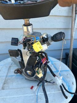Steering wheel with remote key