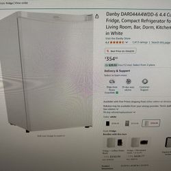 Mini fridge，refrigerator，4.4 Cu.Ft