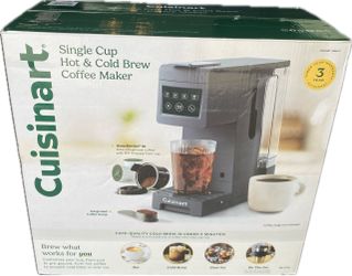 Cuisinart Single Serve Hot Cold Brew Coffee Maker KCup Compatible SS-27PC