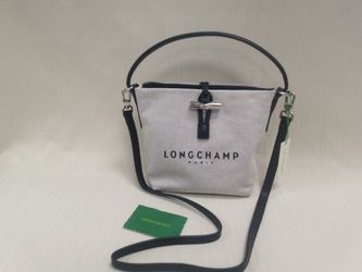 Longchamp Essential Toile Bucket Bag