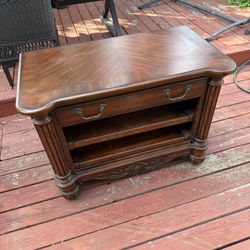Wood TV Stand 