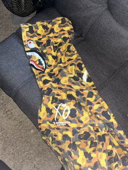 Orange bape hoodie