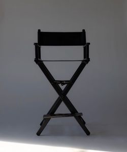 BLACK DIRECTOR CHAIR / MAKEUP CHAIR