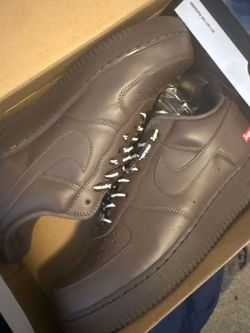 Nike Air Force 1 Low Supreme Brown Sneakers