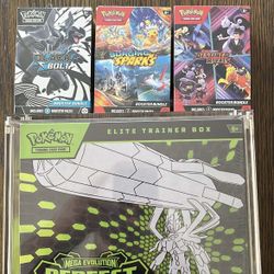 Pokemon Destined Rivals , Surging Sparks , Black Bolt