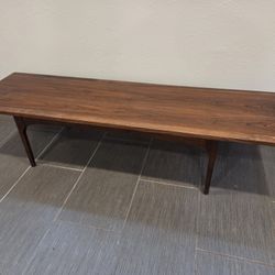 Mid Century Walnut Coffee Table 
