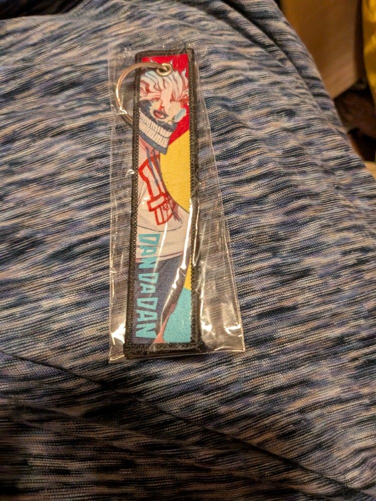 Anime Dan Da Dan Jet Tag Key Chain Limited