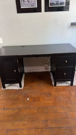 IKEA black desk