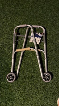 Drive Medical Folding Walker with Wheels