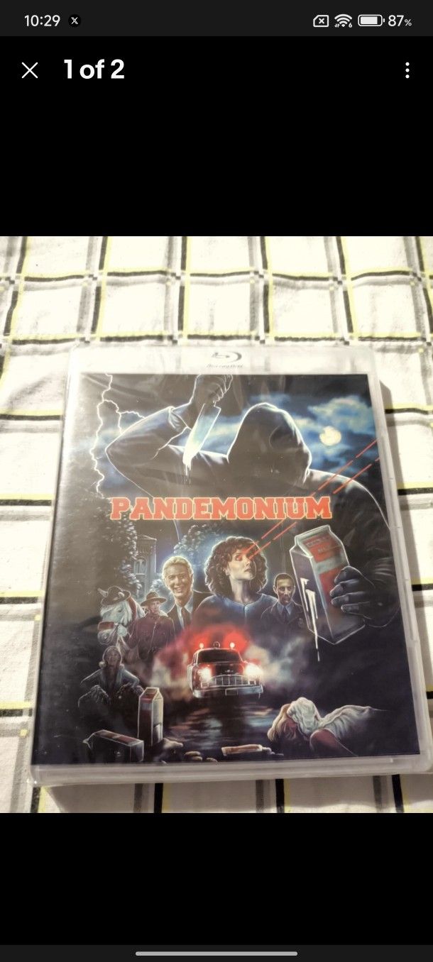 Pandemonium OOP BLU RAY Vinegar Syndrome HORROR CRAZY FILM BRAND NEW Rare