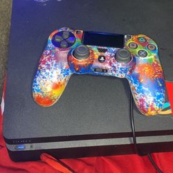 PS4 Bundle With Controller And Cold War Disk And Power Cord 