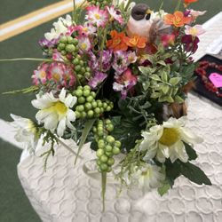 Flower Arrangements In Floral Cart