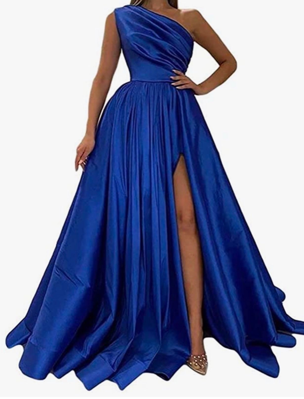 Plus Size Royal Blue Dress