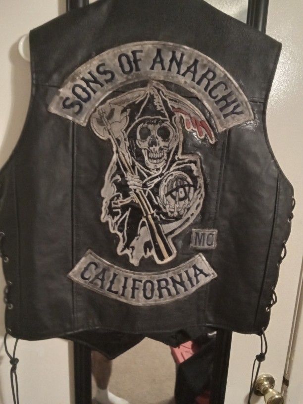 Sons Of Anarchy Leather Cut/Mc Jacket